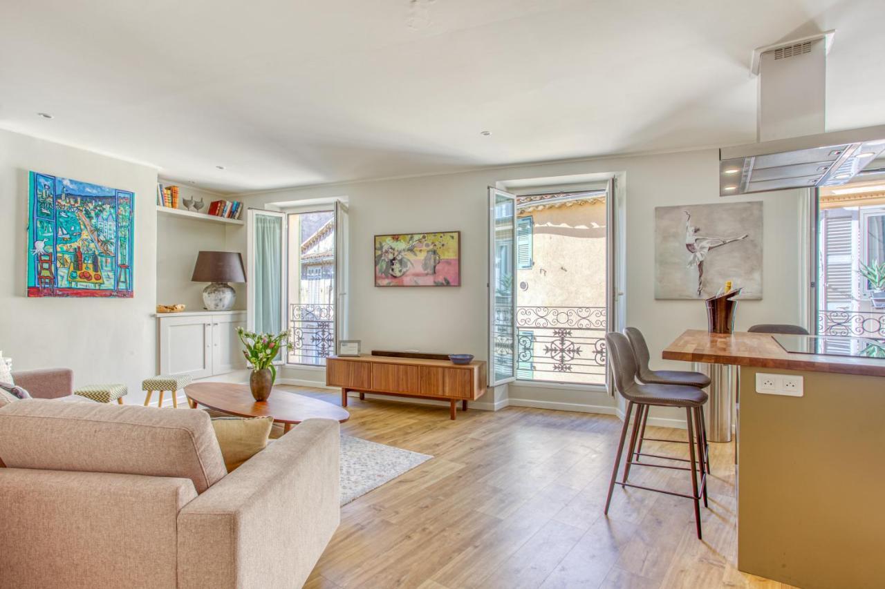 Style In Cannes-Beautiful Apt-5 Mins Stroll To Festival-Beach-Port Zewnętrze zdjęcie
